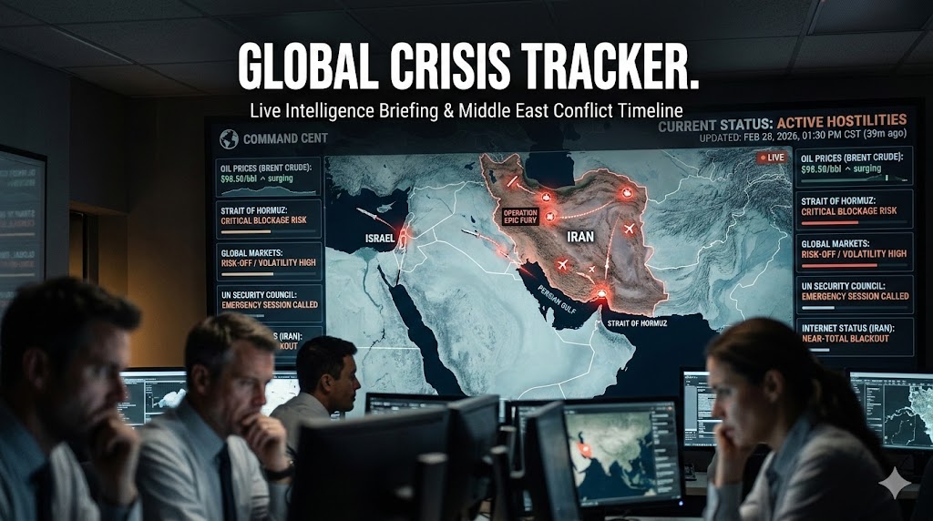 Iran Crisis — Operation Epic Fury command center